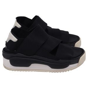 Adidas x Y-3 Hokori Elastic Strap Sandals in Black Polyester